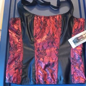 Satin & Lace Corset Top